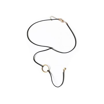 Flamenco Mystique Obešalnik Choker z okrasno zvezdo in krogom N465