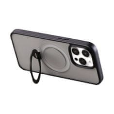 Joyroom Magnetni zaščitni ovitek za telefon JR-BP004 za iPhone 15 Pro Max (črn)