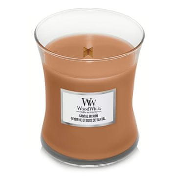 Woodwick Svíčka střední, Santal Myrrh, Santal a myrha, 275 g