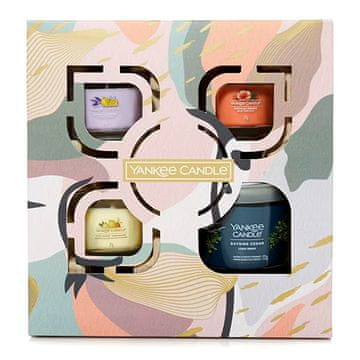 Yankee Candle Svíčky 1 Tumbler, 3 votivní, Under The Desert, Tumbler svíčka 1ks, skleněné votivní svíčky 3ks