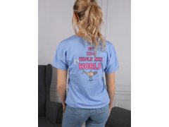 Disney Modra majica, T-shirt s kratkimi rokavi Aladin DISNEY XXS