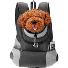 HARLEY® Nahrbtnik za pse, Pasji nahrbtnik, Prenosna torba za pse, Torba za hišne ljubljenčke (Črna, Velikost S, 0-7 KG) | PETPOUCH