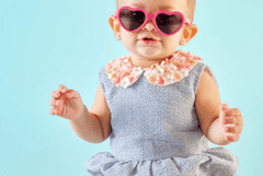 Babiators Otroška sončna očala Hearts, Paparazzi Pink, 0 - 2 leti
