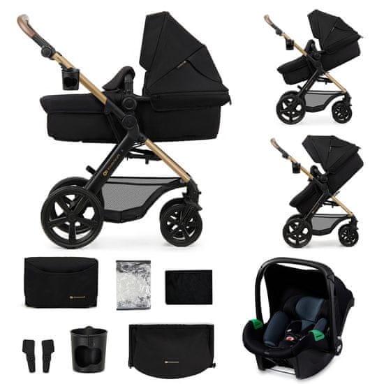 Kinderkraft Otroški voziček MOOV 2 3V1 EVA WHEELS