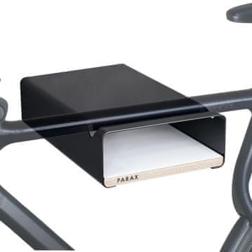 Parax S-Rack L stenski nosilec za kolo, 40 cm, črno-bel (PA-SRA-LSC-WEI)