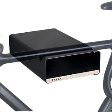 Parax S-Rack L stenski nosilec za kolo, 40 cm, črn
