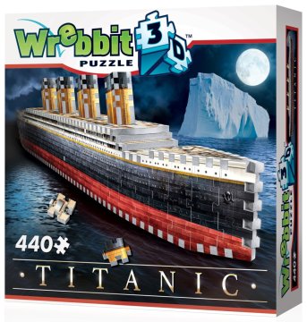 Distrineo WREBBIT Titanik 3D sestavljanka 440 kosov