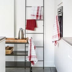Set kuhinjska krpa Pharao 70x50cm / tdeča / 3 kos / bombaž
