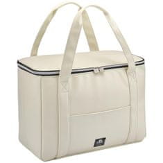 Hladilna torba Be Cool City 44x22xh29cm / 28l / kremno bela / pvc, epe