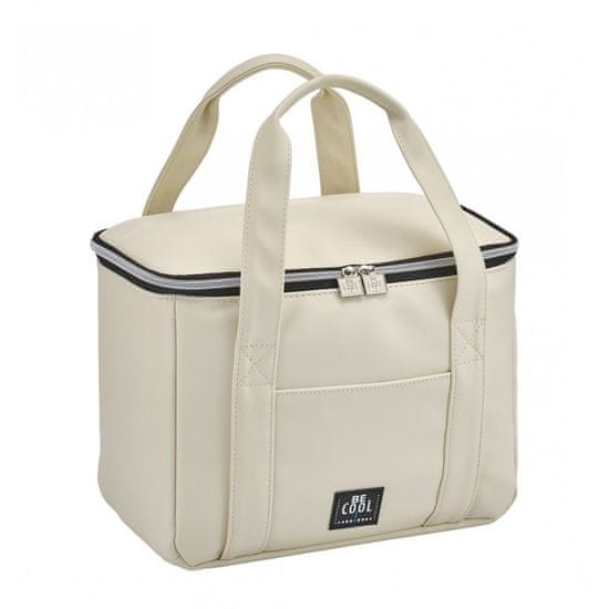 Hladilna torba Be Cool City 28x18xh21cm / 10,5l / kremno bela / pvc, epe