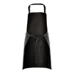 Predpasnik za žar BBQ Truman 64x85cm / črn / umetno usnje