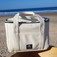 Hladilna torba Be Cool City 44x22xh29cm / 28l / kremno bela / pvc, epe
