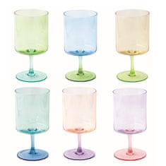 Easy Life Set kelih za cocktail Rainbow 360ml / 6 kos / steklo