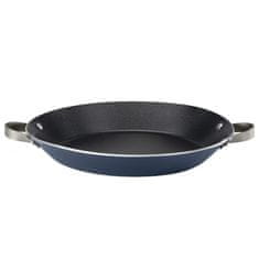 Alessi Ponev Tama 32cm / modra / dvojni ročaj / indukcija / aluminij, inox, prevleka