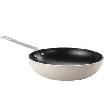 Alessi ok Tama 28cm / krem / en ročaj / indukcija / aluminij, inox, prevleka