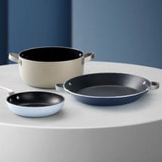 Alessi Kozica Tama 24cm / krem / indukcija / aluminij, inox, prevleka