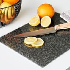 Zeller Steklena deska za rezanje Granit 52x30cm / steklo
