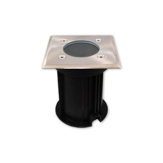 master LED Talna svetilka 1xGU10 za LED IP66 vgradna 108mm kvadratna
