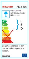 BRILONER vgradna LED svetilka 5W IP44 4000K