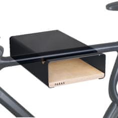 Parax S-Rack L stenski nosilec za kolo, 40 cm, črna/breza