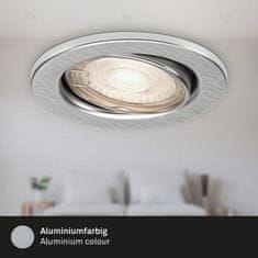 BRILONER Kopalniška vgradna svetilka FIT 1xGU10/5W/230V 3kos