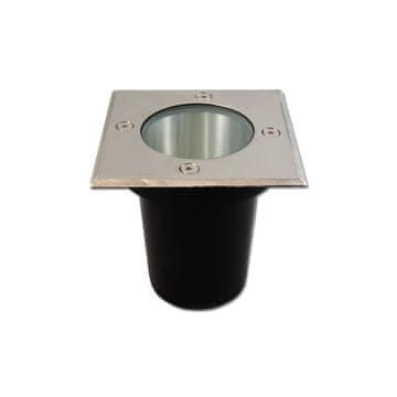 master LED Talna svetilka 1xGU10 za LED IP67 vgradna 110mm kvadratna