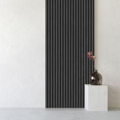 DecorVibe DELUX Akustični leseni paneli 270x60 cm - Afriška Ebenovina