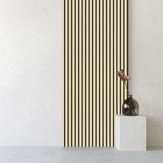 DecorVibe DELUX Akustični leseni paneli 270x60 cm - Beljen Hrast