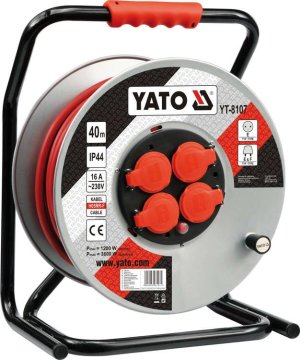 shumee 40M PODALJŠEK NA KOLUTNI KABL S 4 VTIČNICAMI 3*2,5 MM2 - YT-8107