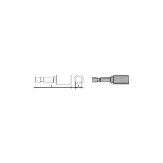 Eprim MAGNETNI ŠESTKOTNI KONEC 8 * 50 MM OP-2PCS