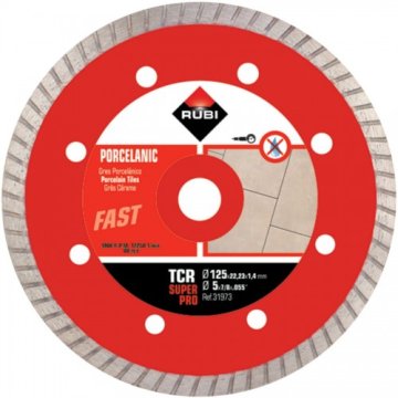 shumee DIAMANTNI DISK ZA PORCELANSKE PLOŠČICE TCR 125 MM SUPERPRO - RI 31973