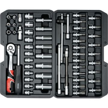 shumee KOMPLET ORODJA 1/4'' 56 DELNI - YT-14501