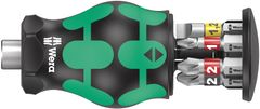 Wera KRAFTFORM COMPACT STUBBY VIJAČNIK S 6 NASTAVKI