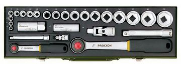 shumee PROXXON 1/2" OCH 1/4" HYLSNYCKELSATS 24 DELAR - L/PR23020