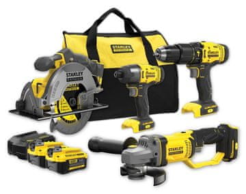 Stanley KIT SFMCD711+SFMCF800+SFMCG400+SFMCS500 V20 2*4.0A - S/SFMCK469M2