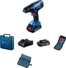 Bosch AKUMULATORSKI VRTALNIK GSR 180-LI 2*2,0AH + ACC