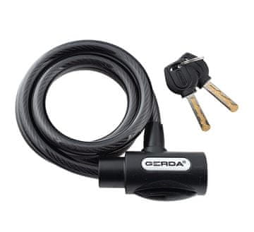 shumee CYKELLÅS, SVART, RUNDT BODY FLEX 1200/8V - MP BL 33648