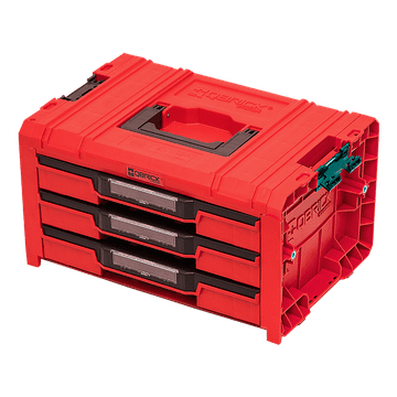 shumee QBRICK PRO VERKTYGSLÅDA MED 3 LÅDOR 2.0 EXP. RÖD - SKRZ N7509