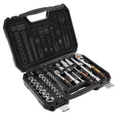 shumee GARNITURA NASADNIH KLJUČEV 1/4'' 1/2'' 73 DEL