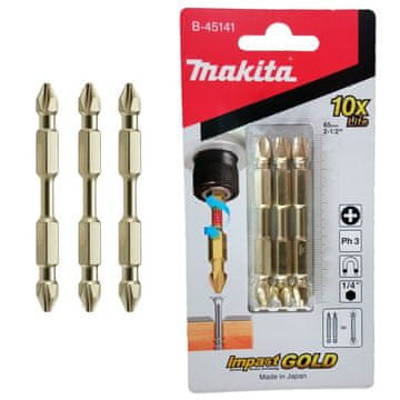 Eprim DVOJNI MAGNETNI NASTAVEK ZA IZVIJAČ PH3-65MM 3 KOSI. IG