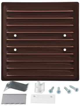 shumee METALLGALLER 150*150MM BRUNT EXPANSIONSHANDTAG - KRA 303-2 BR