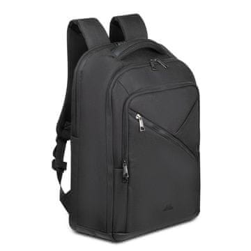 RivaCase ECO nahrbtnik za prenosnike do velikosti 17,3-palcev, črn (8164 BLACK)