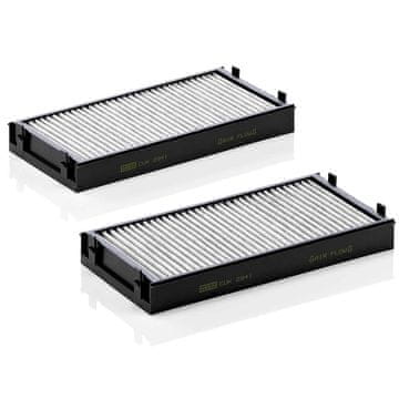 Mann Filter Mann filter kabinskega filtra BMW X5/X6 3.5/4.0/4.8/5.0 08- z aktivnim ogljem. Komplet 2 kosov.