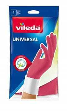 Vileda Trpežne gumijaste čistilne rokavice "s"