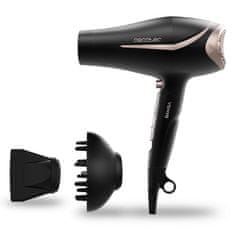 Cecotec Fén na vlasy , 4414, Bamba IoniCare & Go Glow, skládací, Ion Real, 2 rychlosti, 3 teploty, 2200 W