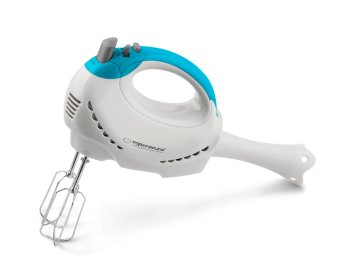Esperanza Ročni mešalnik Esperanza EKM010, 300 W, 5 hitrosti, turbo način, s kavljicami za testo in metlicami, 1 m kabel