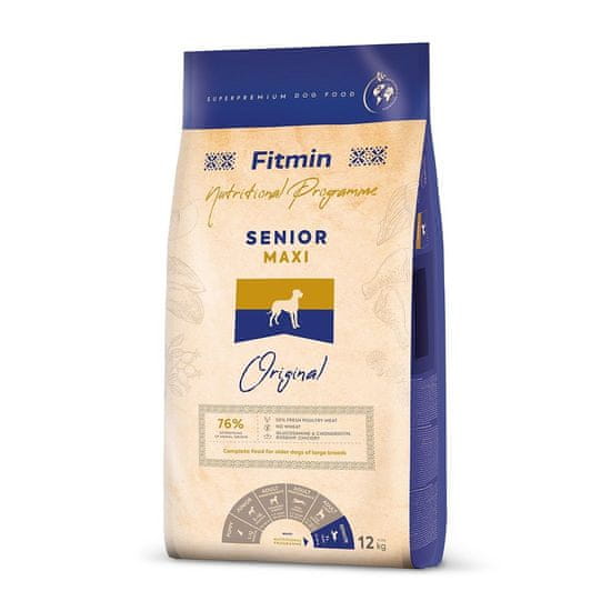 Fitmin FITMIN Dog Maxi Senior - suha hrana za pse - 12 kg