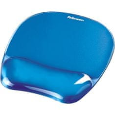Fellowes Fellowes CRYSTAL podloga za miško z gel oporo za zapestje, modra