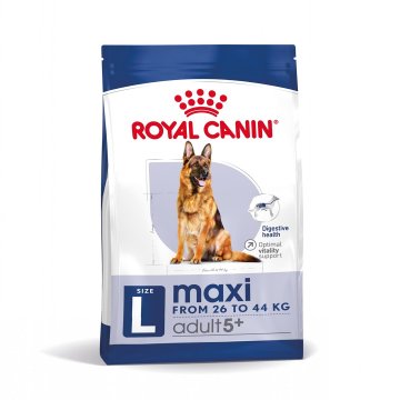 Royal Canin ROYAL CANIN Maxi Adult 5+ - suha hrana za pse, 15 kg - zagotavlja pravilno prebavo in vitalnost za velike pasme