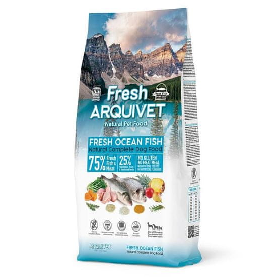 slomart ARQUIVET Fresh Ocean Fish - suha hrana za pse - 10 kg